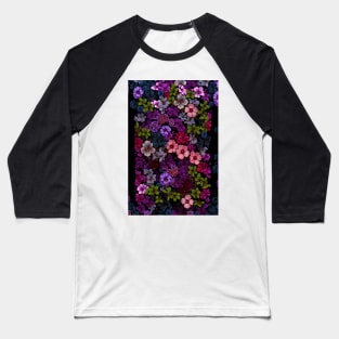 Bright Flower Field Baseball T-Shirt